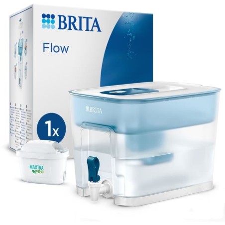 Distributeur d'eau BRITA - Flow - Capacité 8,2L dont 5,2L d'eau filtr