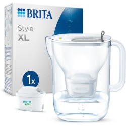 Carafe filtrante BRITA - Style XL Grise - Capacité 3,6L dont 2,3L d'e