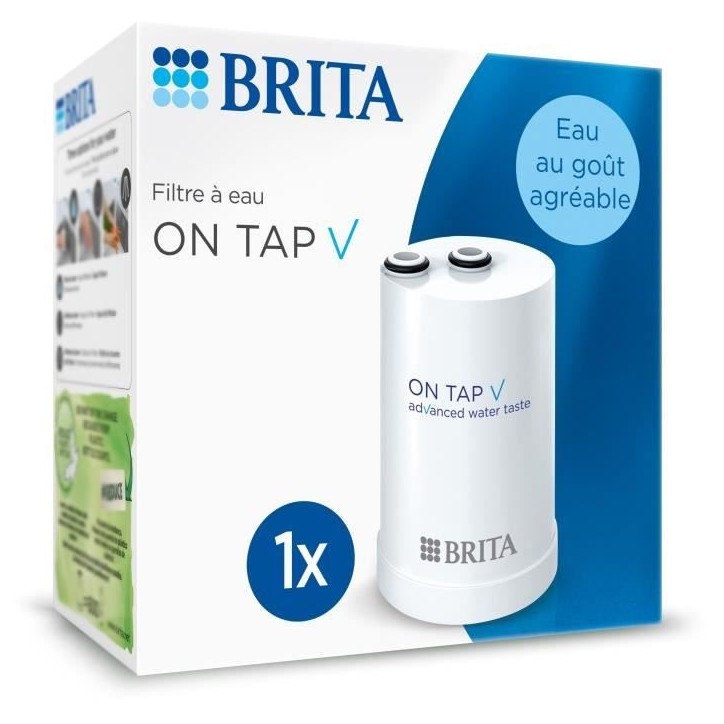 Systeme filtration a eau BRITA - ON TAP - Filtre de rechange - Jusqu'a 4 mois d'eau filtrée