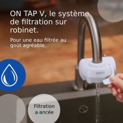 Systeme filtration a eau BRITA - ON TAP - Filtre de rechange - Jusqu'a