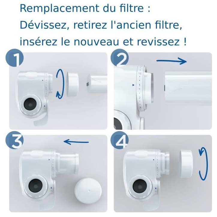 Systeme filtration a eau BRITA - ON TAP - Filtre de rechange - Jusqu'a 4 mois d'eau filtrée