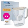 Carafe filtrante BRITA - Style Essential Sable - Capacité 2,4L dont 1