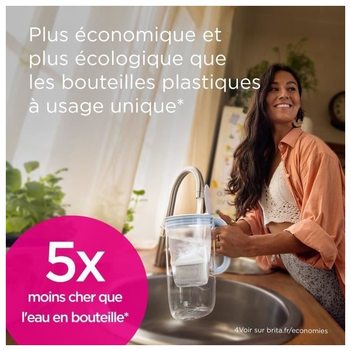 Carafe filtrante BRITA - Style Essential Sable - Capacité 2,4L dont 1,4L d'eau filtrée - 2 filtres Maxtra Pro Expert anti-tart Carafe filtrante BRITA - Style Essential Sable - Capacité 2,4L dont 1,4L d'eau filtrée - 2 filtres Maxtra Pro Expert anti-tart