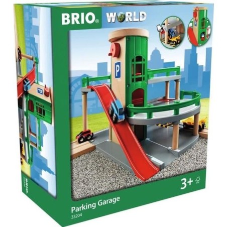 Garage Rail / Route BRIO World - Ravensburger - 3 niveaux - Mixte des