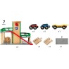 Garage Rail / Route BRIO World - Ravensburger - 3 niveaux - Mixte des