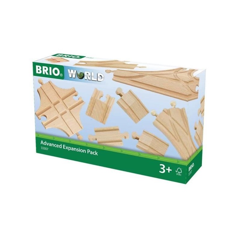 BRIO World - 33307 - Coffret Evolution Avance 11 Rails - Accessoire po