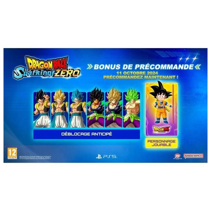 Dragon Ball Sparking! Zero - Jeu PS5