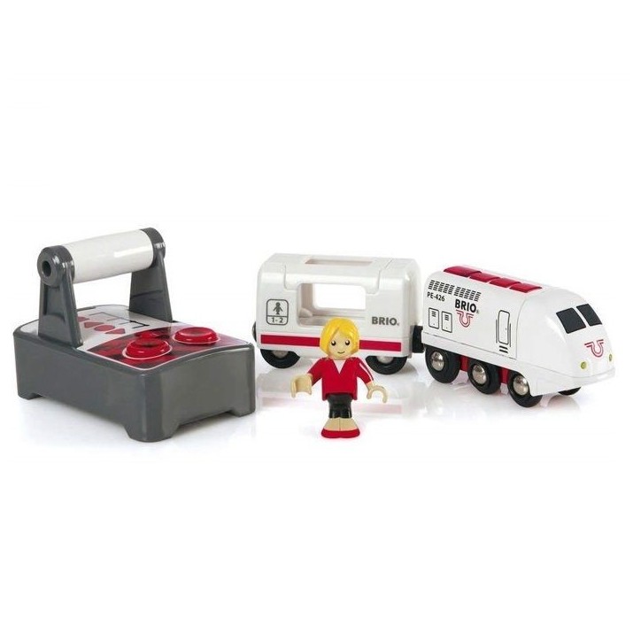 Train de Voyageur Radiocommandé BRIO World - Accessoire son & lumiere en bois - Ravensburger - Mixte - Des 3 ans