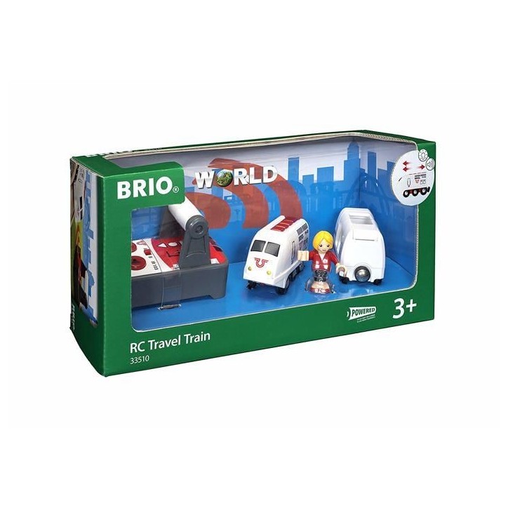 Train de Voyageur Radiocommandé BRIO World - Accessoire son & lumiere en bois - Ravensburger - Mixte - Des 3 ans