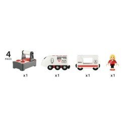 Train de Voyageur Radiocommandé BRIO World - Accessoire son & lumiere