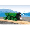 Locomotive Verte Puissante a Piles - BRIO - Circuit de train en bois -