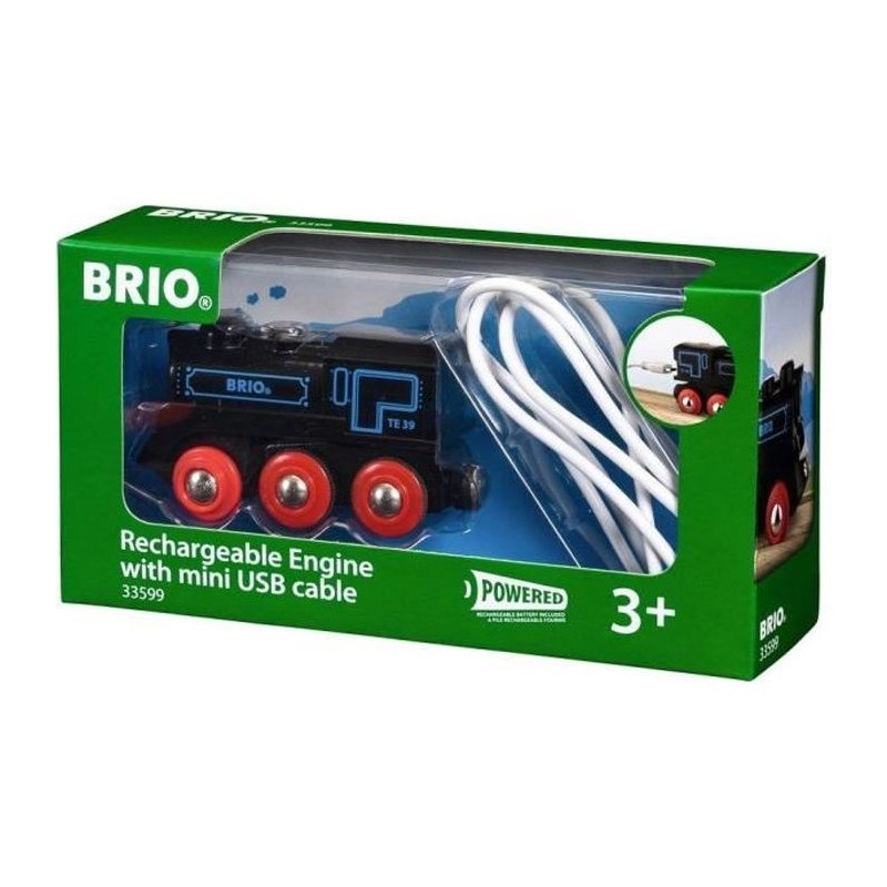 Locomotive rechargeable BRIO World - Ravensburger - Jaune - Mixte des Locomotive rechargeable BRIO World - Ravensburger - Jaune - Mixte des