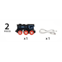 Locomotive rechargeable BRIO World - Ravensburger - Jaune - Mixte des