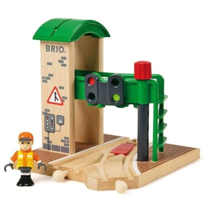 Brio World Station de Controle et d'Aiguillage - Accessoire pour circuit de train en bois - Ravensburger - Mixte des 3 ans - 336
