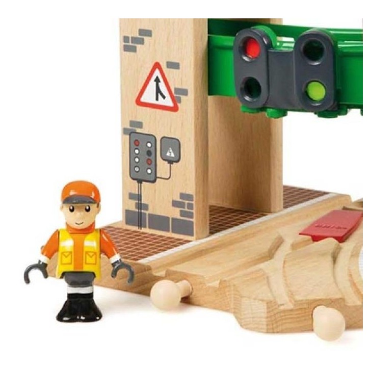 Brio World Station de Controle et d'Aiguillage - Accessoire pour circuit de train en bois - Ravensburger - Mixte des 3 ans - 336