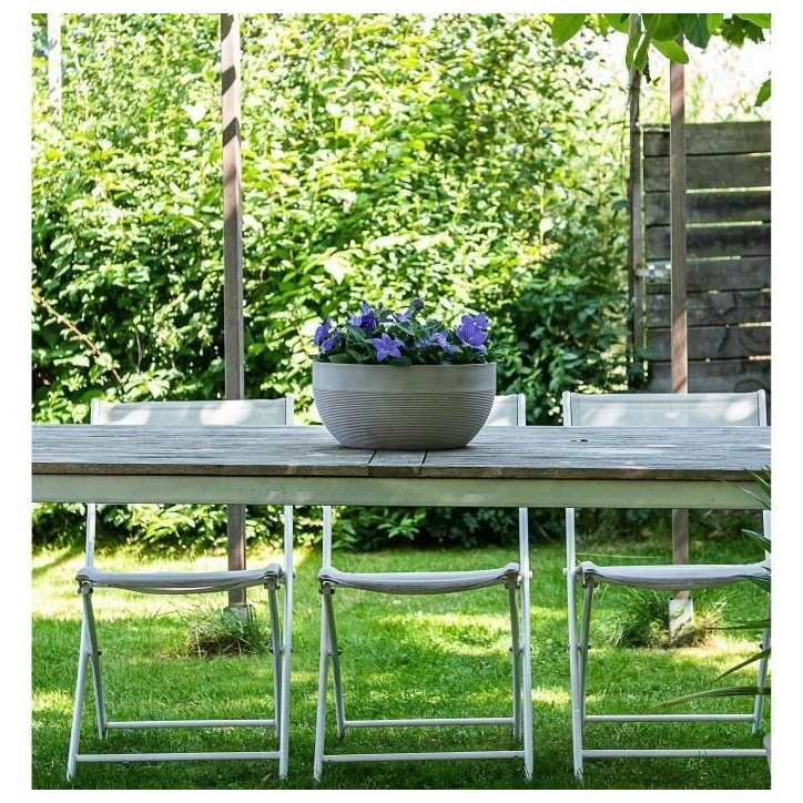 Coupe - GARDEN ID - Green Care Impact Bleu-Gris - 30 x 14 cm - Garanti 10ans - 100% recyclé - UV/gel résistant