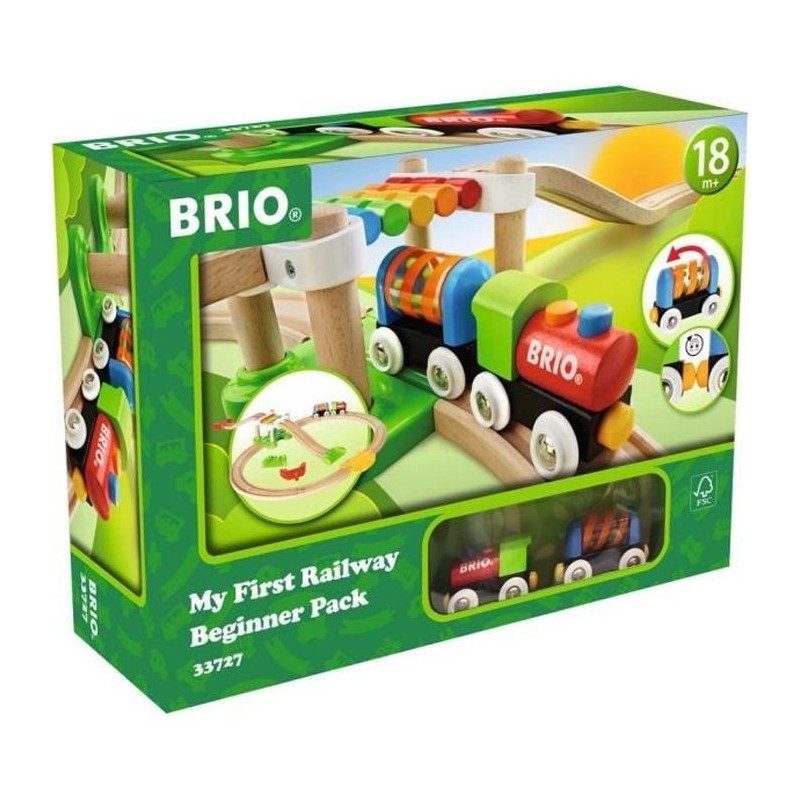 Circuit de train en bois BRIO Mon Premier Circuit de Découverte - Cof Circuit de train en bois BRIO Mon Premier Circuit de Découverte - Cof