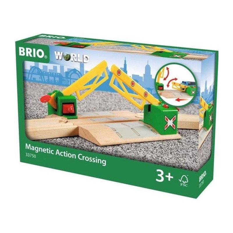 Passage a niveau magnétique Brio 33750 - Accessoire pour circuit de t Passage a niveau magnétique Brio 33750 - Accessoire pour circuit de t