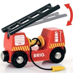 Camion de Pompiers Son et Lumiere BRIO - Ravensburger - Lance a incend