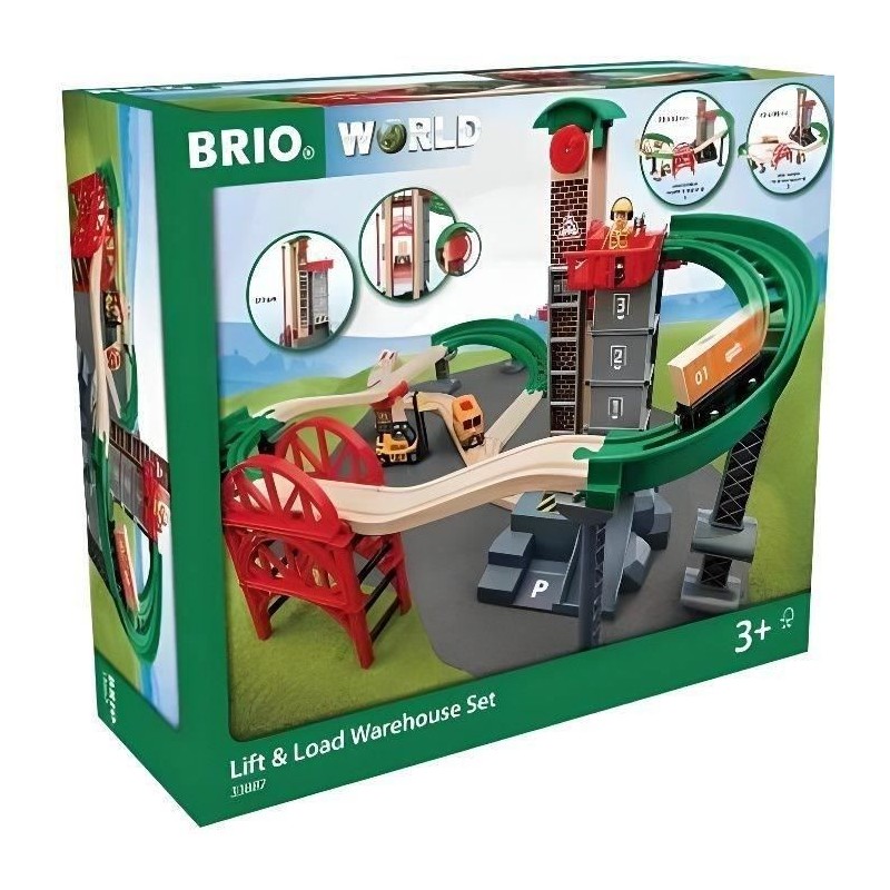 BRIO World Grand Circuit Plateforme Multimodale - Coffret 32 pieces - BRIO World Grand Circuit Plateforme Multimodale - Coffret 32 pieces -