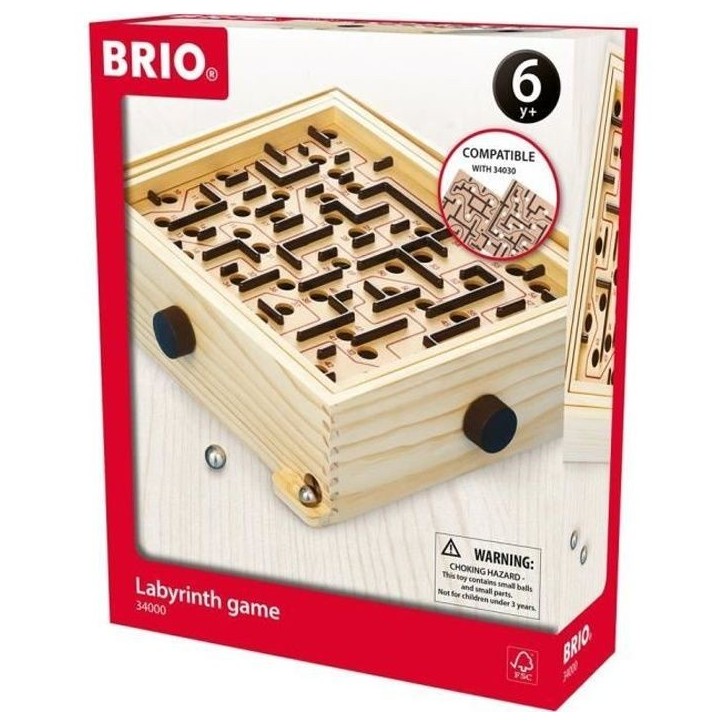 Jeu de Labyrinthe BRIO en bois - Ravensburger - Mixte - A partir de 6 ans Jeu de Labyrinthe BRIO en bois - Ravensburger - Mixte - A partir de 6 ans