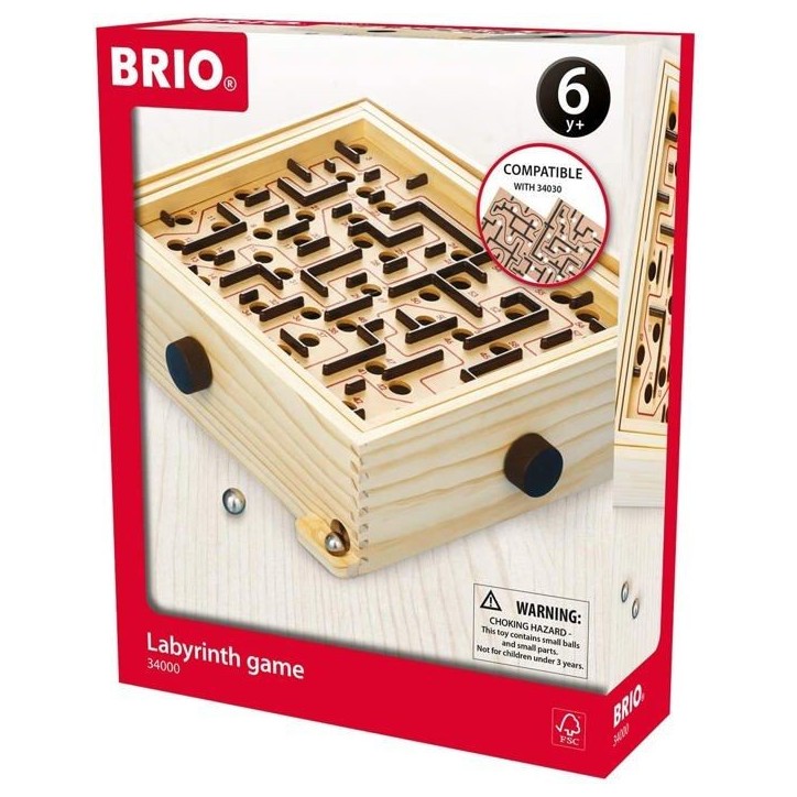 Jeu de Labyrinthe BRIO en bois - Ravensburger - Mixte - A partir de 6 ans Jeu de Labyrinthe BRIO en bois - Ravensburger - Mixte - A partir de 6 ans