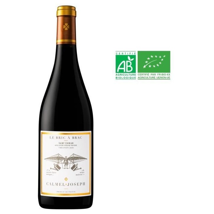 Calmel & Joseph Les Terroirs Le Bric a Brac 2020 Saint Chinian - Vin rouge de Languedoc - Bio