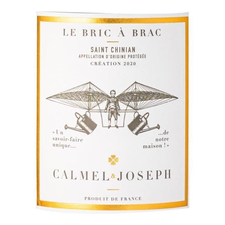 Calmel & Joseph Les Terroirs Le Bric a Brac 2020 Saint Chinian - Vin rouge de Languedoc - Bio