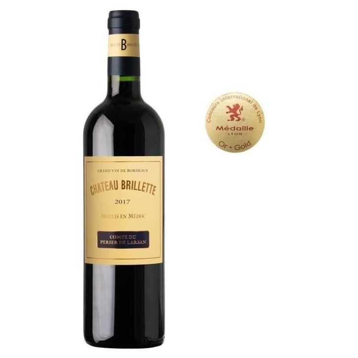 Château Brillette 2017 Moulis en Médoc - Vin rouge de Bordeaux Château Brillette 2017 Moulis en Médoc - Vin rouge de Bordeaux