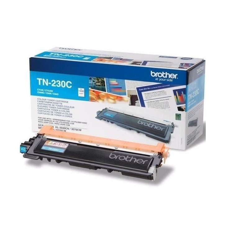 Cartouche de toner cyan Brother TN-245 - Rendement élevé - Compatible avec DCP-9020CDW, HL-3140CW, MFC-9340CDW Cartouche de toner cyan Brother TN-245 - Rendement élevé - Compatible avec DCP-9020CDW, HL-3140CW, MFC-9340CDW