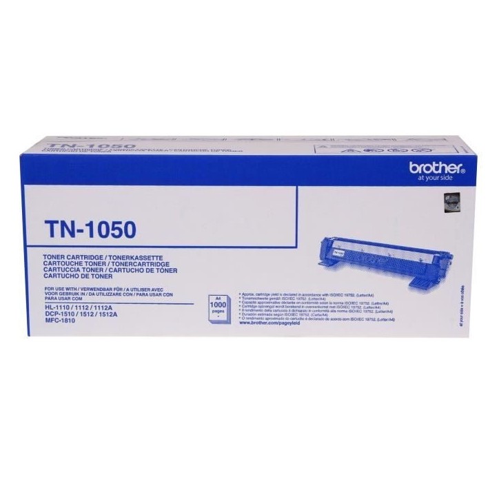 Cartouche d'encre Brother TONER TN1050 NOIR Cartouche d'encre Brother TONER TN1050 NOIR