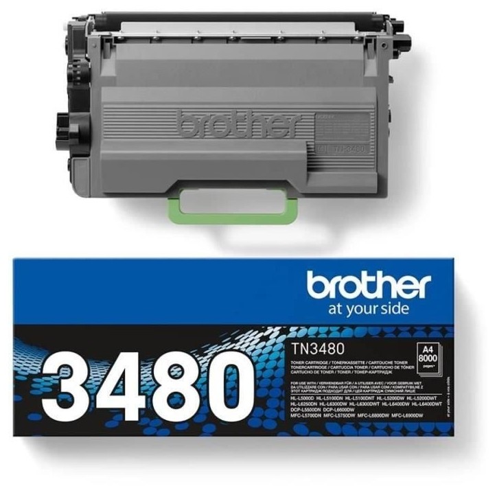 Cartouche de toner BROTHER TN3480 a rendement élevé - Noir Cartouche de toner BROTHER TN3480 a rendement élevé - Noir