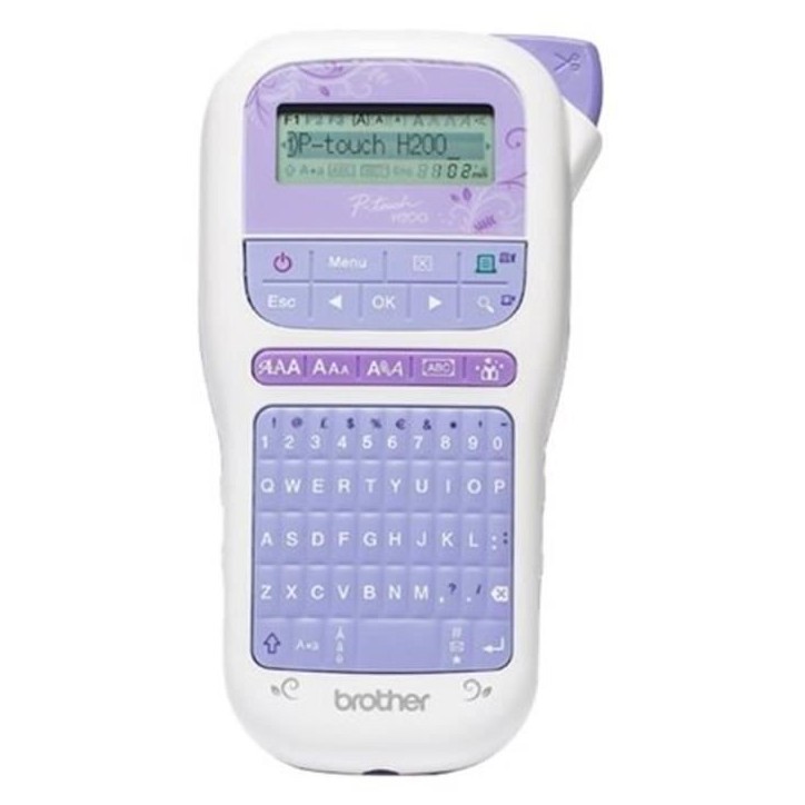 Etiqueteuse portable et ludique BROTHER PT-H200 - Transfert thermique - Monochrome Etiqueteuse portable et ludique BROTHER PT-H200 - Transfert thermique - Monochrome