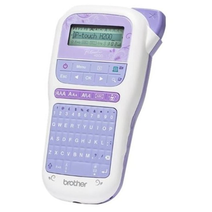 Etiqueteuse portable et ludique BROTHER PT-H200 - Transfert thermique - Monochrome Etiqueteuse portable et ludique BROTHER PT-H200 - Transfert thermique - Monochrome