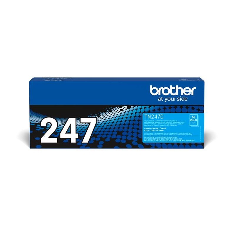 Toner cyan haute capacité - BROTHER - TN247C - 2300 pages Toner cyan haute capacité - BROTHER - TN247C - 2300 pages