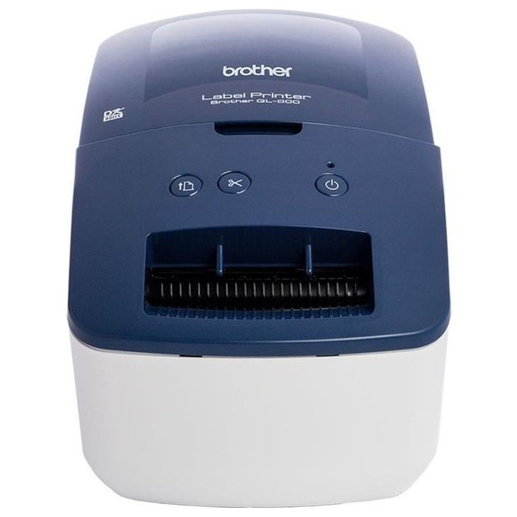 BROTHER QL-600 Imprimante d'étiquettes professionnelle bleue - Idéale petite entreprise et travail a domicile BROTHER QL-600 Imprimante d'étiquettes professionnelle bleue - Idéale petite entreprise et travail a domicile