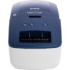 BROTHER QL-600 Imprimante d'étiquettes professionnelle bleue - Idéal