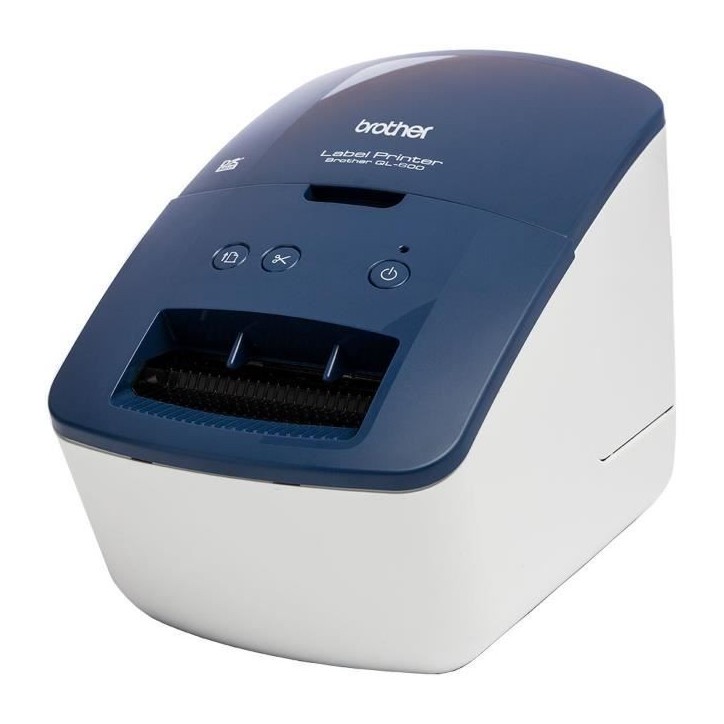 BROTHER QL-600 Imprimante d'étiquettes professionnelle bleue - Idéale petite entreprise et travail a domicile BROTHER QL-600 Imprimante d'étiquettes professionnelle bleue - Idéale petite entreprise et travail a domicile
