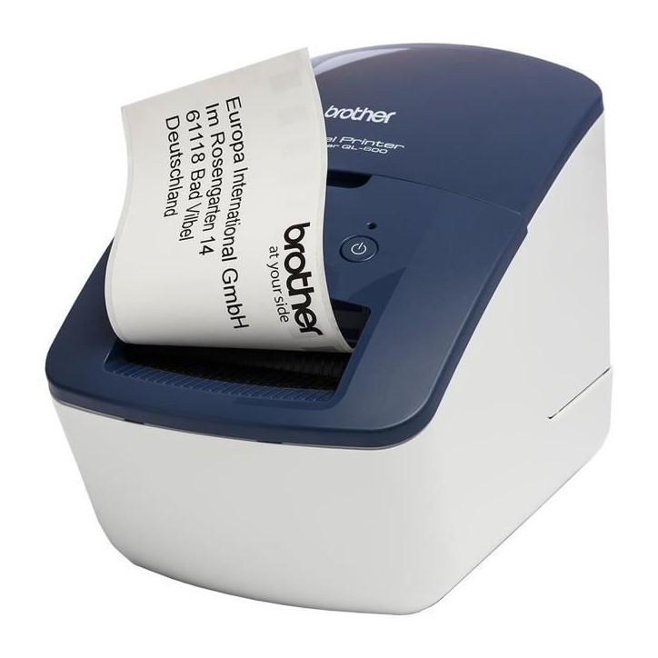 BROTHER QL-600 Imprimante d'étiquettes professionnelle bleue - Idéale petite entreprise et travail a domicile BROTHER QL-600 Imprimante d'étiquettes professionnelle bleue - Idéale petite entreprise et travail a domicile