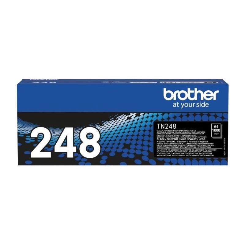 Toner noir standard Brother TN248BK - 1000 pages Toner noir standard Brother TN248BK - 1000 pages