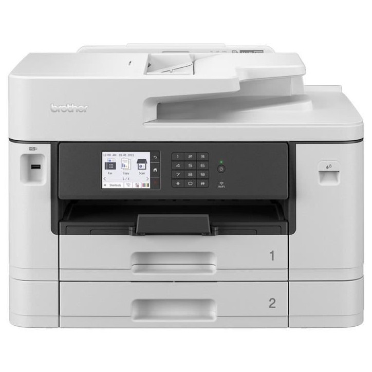 Imprimante Multifonction 4-en-1 - BROTHER - Business Smart - Jet d'encre - A3 - Couleur - Wi-Fi - MFCJ5740DWRE1