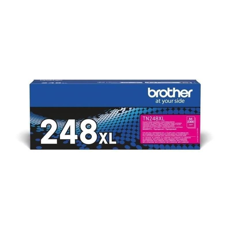 Toner magenta haute capacité Brother TN248XLM - 2300 pages Toner magenta haute capacité Brother TN248XLM - 2300 pages