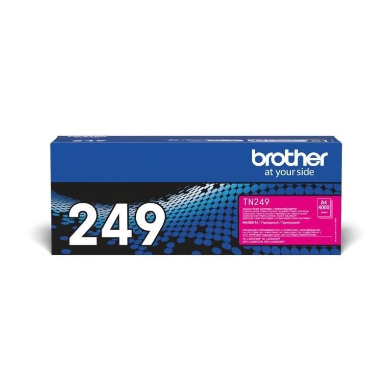 Toner trés haute capacité - BROTHER - TN249M - Magenta - 4000 pages Toner trés haute capacité - BROTHER - TN249M - Magenta - 4000 pages