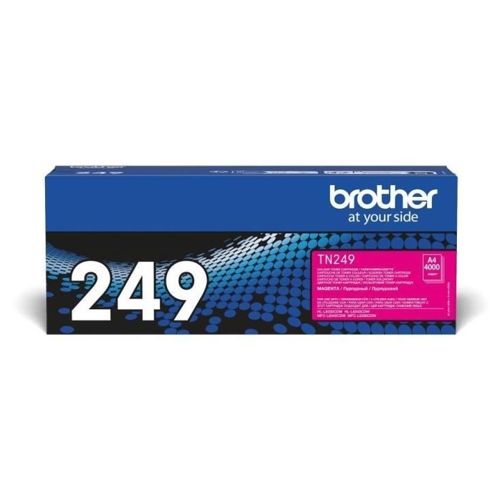 Toner trés haute capacité - BROTHER - TN249M - Magenta - 4000 pages Toner trés haute capacité - BROTHER - TN249M - Magenta - 4000 pages