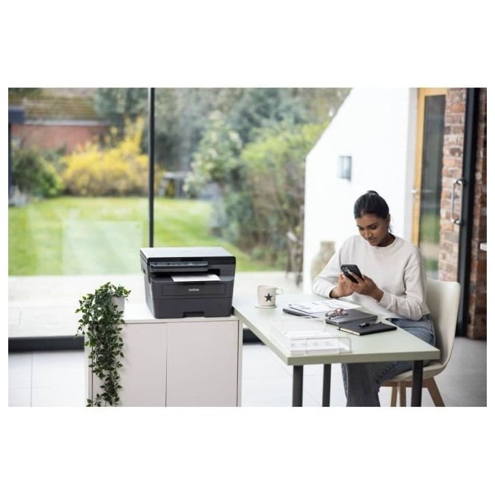 Imprimante multifonction 3-en-1 laser monochrome - BROTHER - DCP-L2627DWE - Wifi