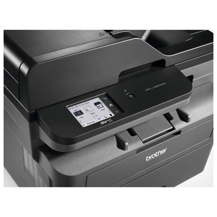 Imprimante multifonction 4-en-1 laser monochrome - BROTHER - MFC-L2860DWE - Ethernet et Wifi