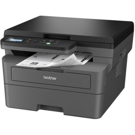 Imprimante multifonction Brother Multifonction 3-en-1 laser monochrome avec impression recto-verso, WiFi, toner embarque 700 pag