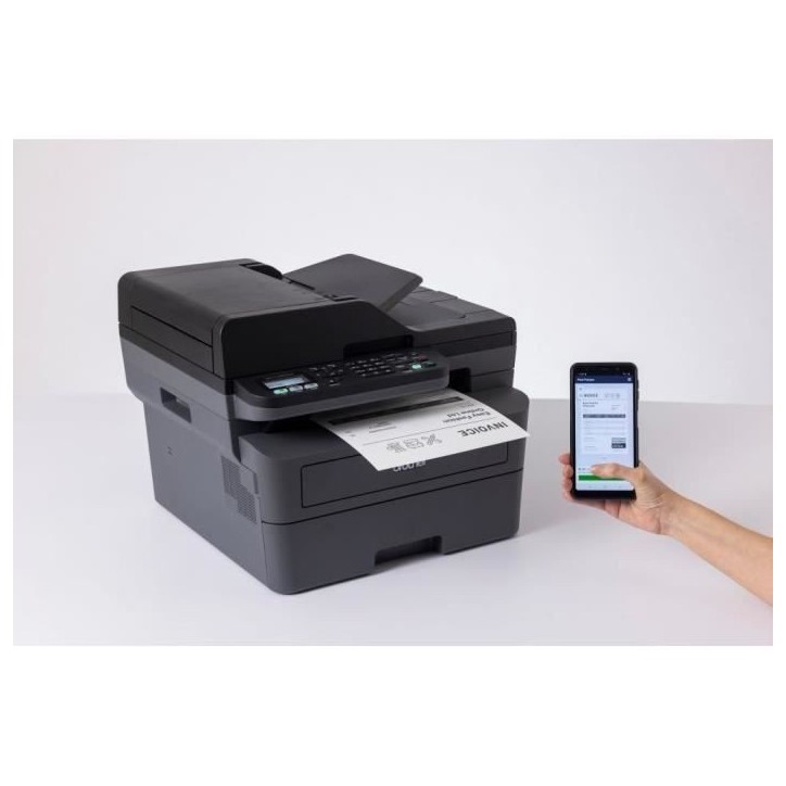 Imprimante multifonction 4-en-1 laser monochrome - BROTHER - MFC-L2800DW - Ethernet et Wifi
