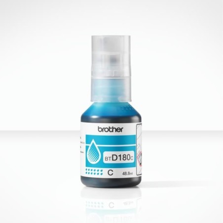 Bouteille d'encre - Brother - BTD180C - Cyan - 5000 pages - Unité - Standard