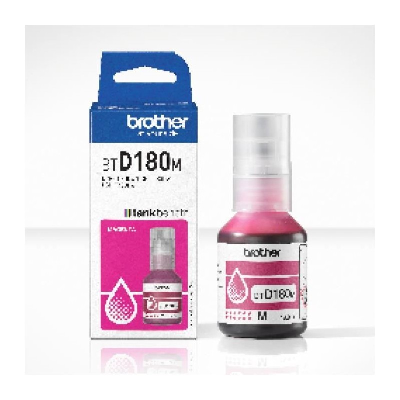 Bouteille d'encre - Brother - BTD180M - Magenta - 5000 pages - Unité Bouteille d'encre - Brother - BTD180M - Magenta - 5000 pages - Unité
